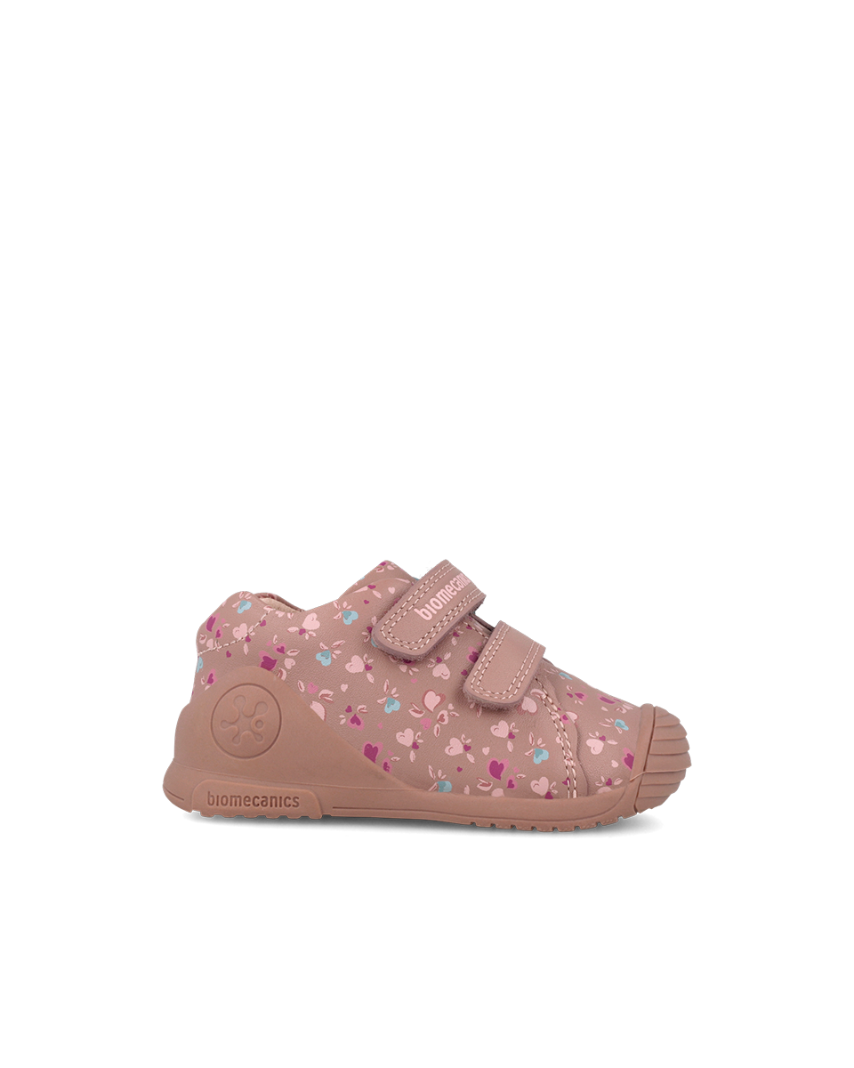 Biomecanics Baskets Biogateo - Floral rose — chaussure bébé premiers pas (photo 2)