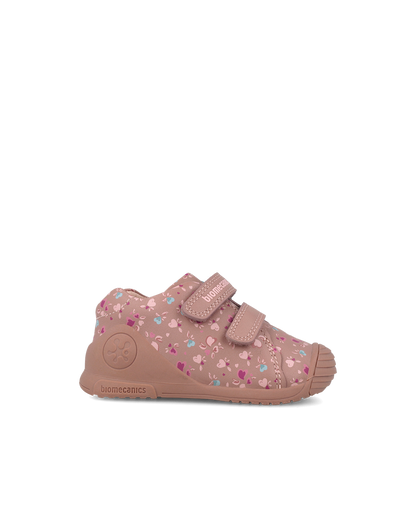 Biomecanics Baskets Biogateo - Floral rose — chaussure bébé premiers pas (photo 2)