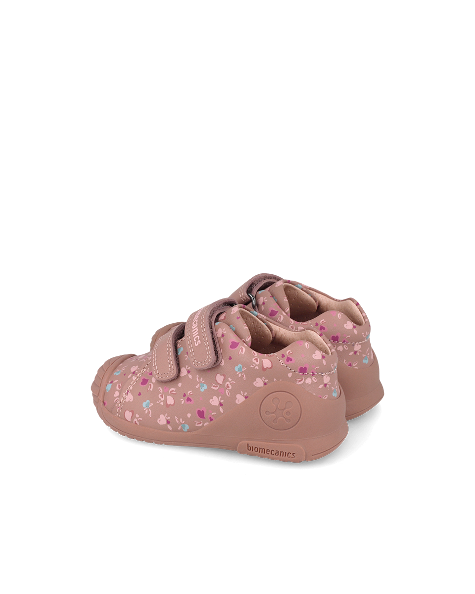 Biomecanics Baskets Biogateo - Floral rose — chaussure bébé premiers pas (photo 3)
