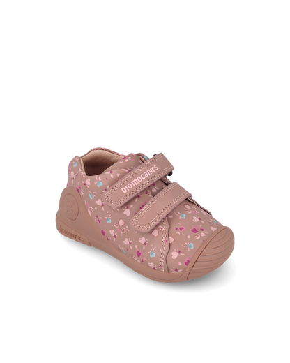 Biomecanics Baskets Biogateo - Floral rose — chaussure bébé premiers pas (photo 4)