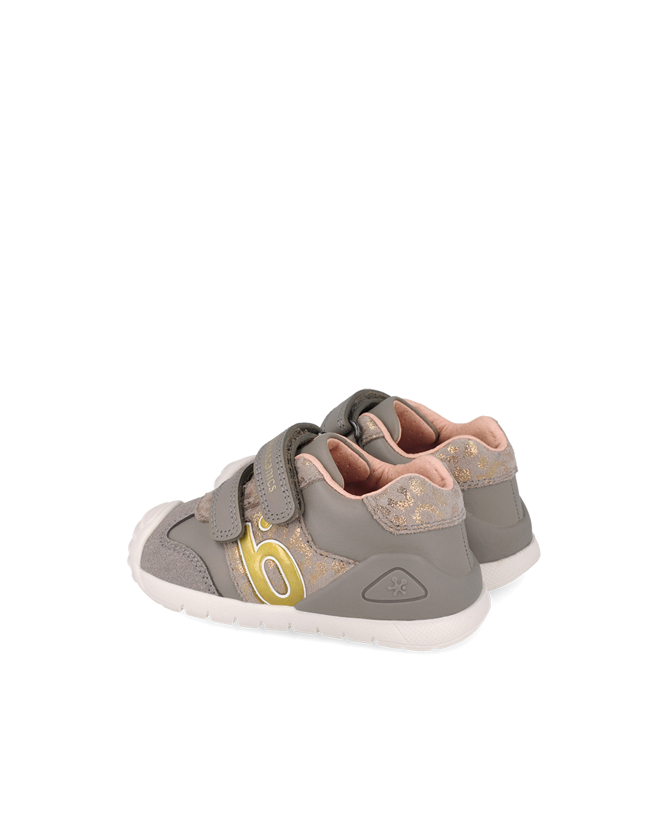Biomecanics Baskets Biogateo - Léopard gris — chaussure bébé premiers pas (photo 3)