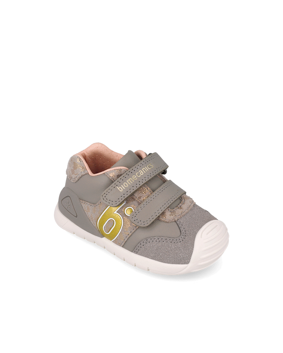 Biomecanics Baskets Biogateo - Léopard gris — chaussure bébé premiers pas (photo 4)