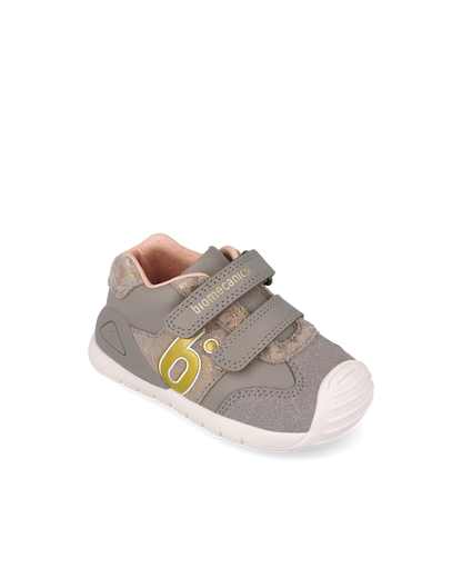 Biomecanics Baskets Biogateo - Léopard gris — chaussure bébé premiers pas (photo 4)