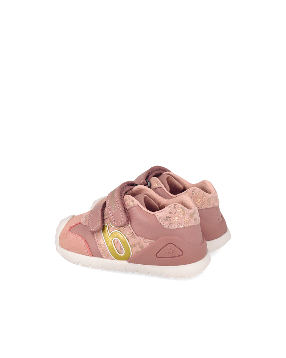 Biomecanics Baskets Biogateo - Léopard rose — chaussure bébé premiers pas (photo 3)