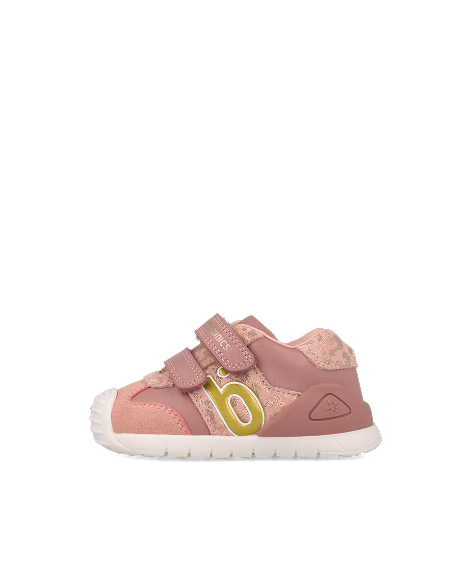 Biomecanics Baskets Biogateo - Léopard rose — chaussure bébé premiers pas (photo 5)