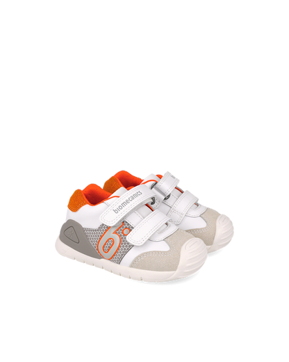 Biomecanics Baskets Biogateo - Mandarine — chaussure bébé premiers pas (photo 1)