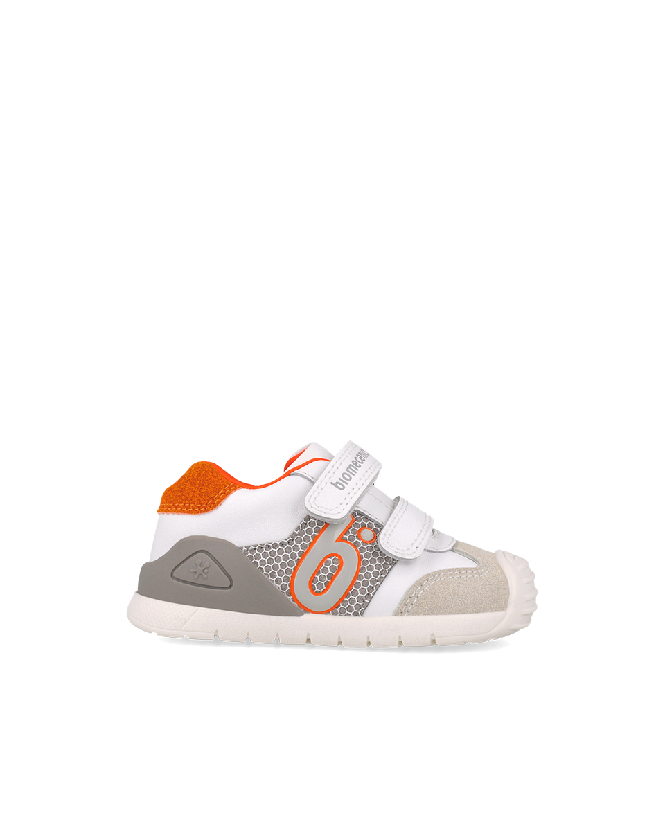 Biomecanics Baskets Biogateo - Mandarine — chaussure bébé premiers pas (photo 2)
