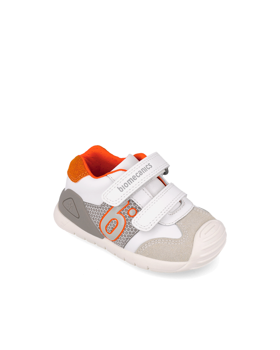 Biomecanics Baskets Biogateo - Mandarine — chaussure bébé premiers pas (photo 4)