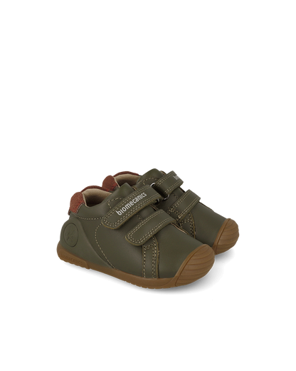 Biomecanics Baskets Biogateo - Olive — chaussure bébé premiers pas (photo 1)