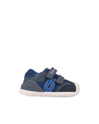 Biomecanics Baskets Biogateo Running - Bleu jean — chaussure bébé premiers pas (photo 2)