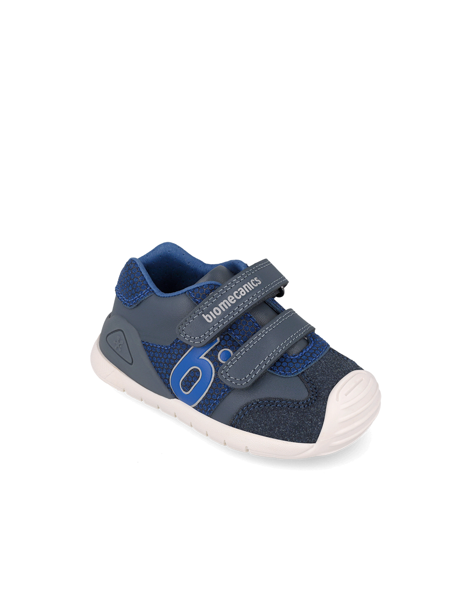 Biomecanics Baskets Biogateo Running - Bleu jean — chaussure bébé premiers pas (photo 4)