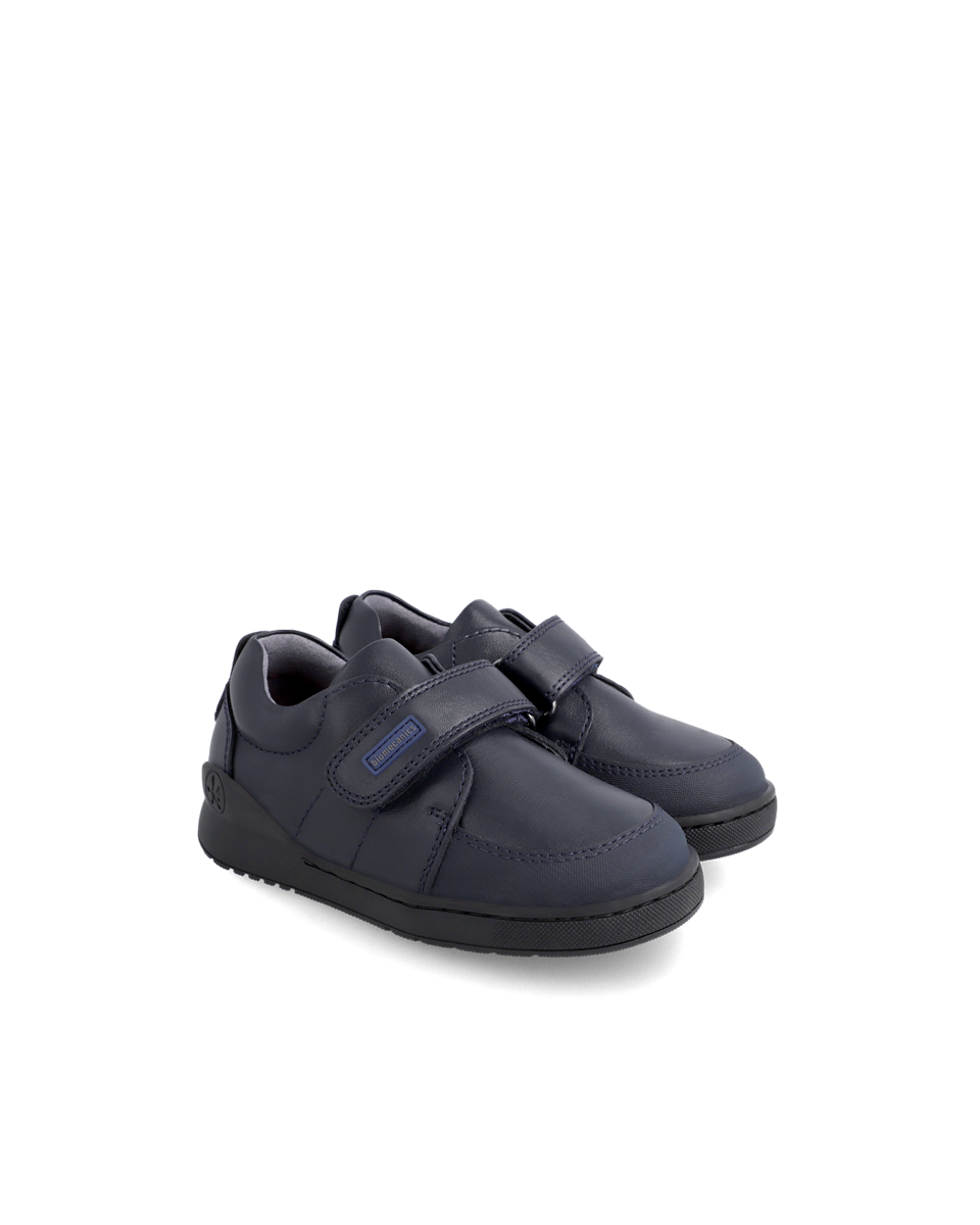 Biomecanics Baskets Classique - cuir bleu marine