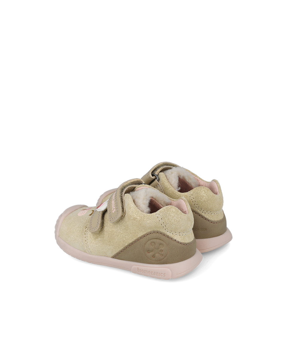 Biomecanics Biogateo Baskets Urbaines Beige (Lapin) Biomecanics premiers pas bébé (photo 4)