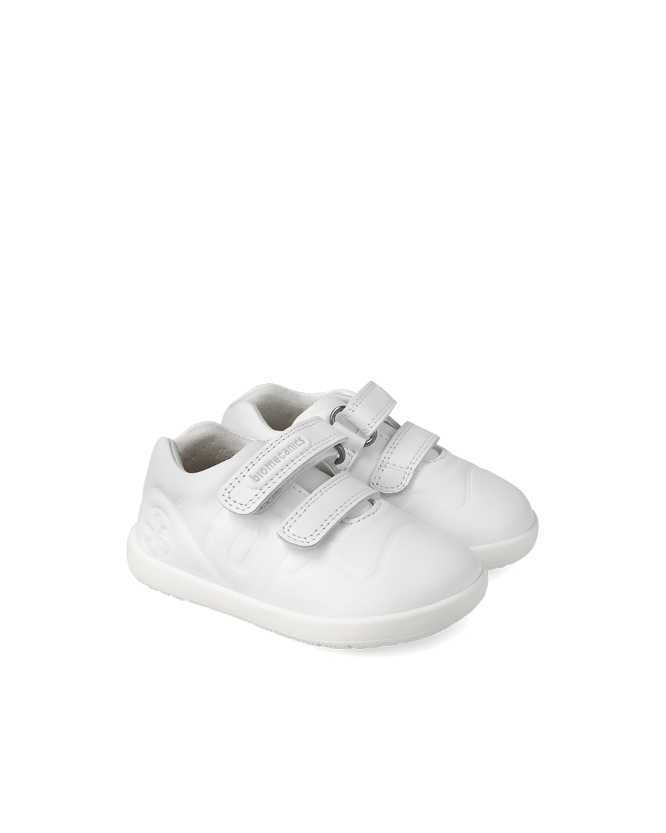 Biomecanics Biogateo Blanc cassé - Pied large — chaussure bébé premiers pas (photo 1)