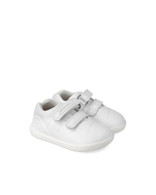 Biomecanics Biogateo Blanc cassé - Pied large — chaussure bébé premiers pas (photo 1)