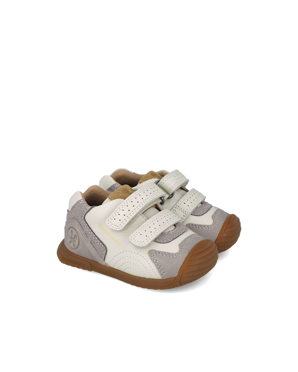Biomecanics Biogateo Cuir - Brume — chaussure bébé premiers pas (photo 1)