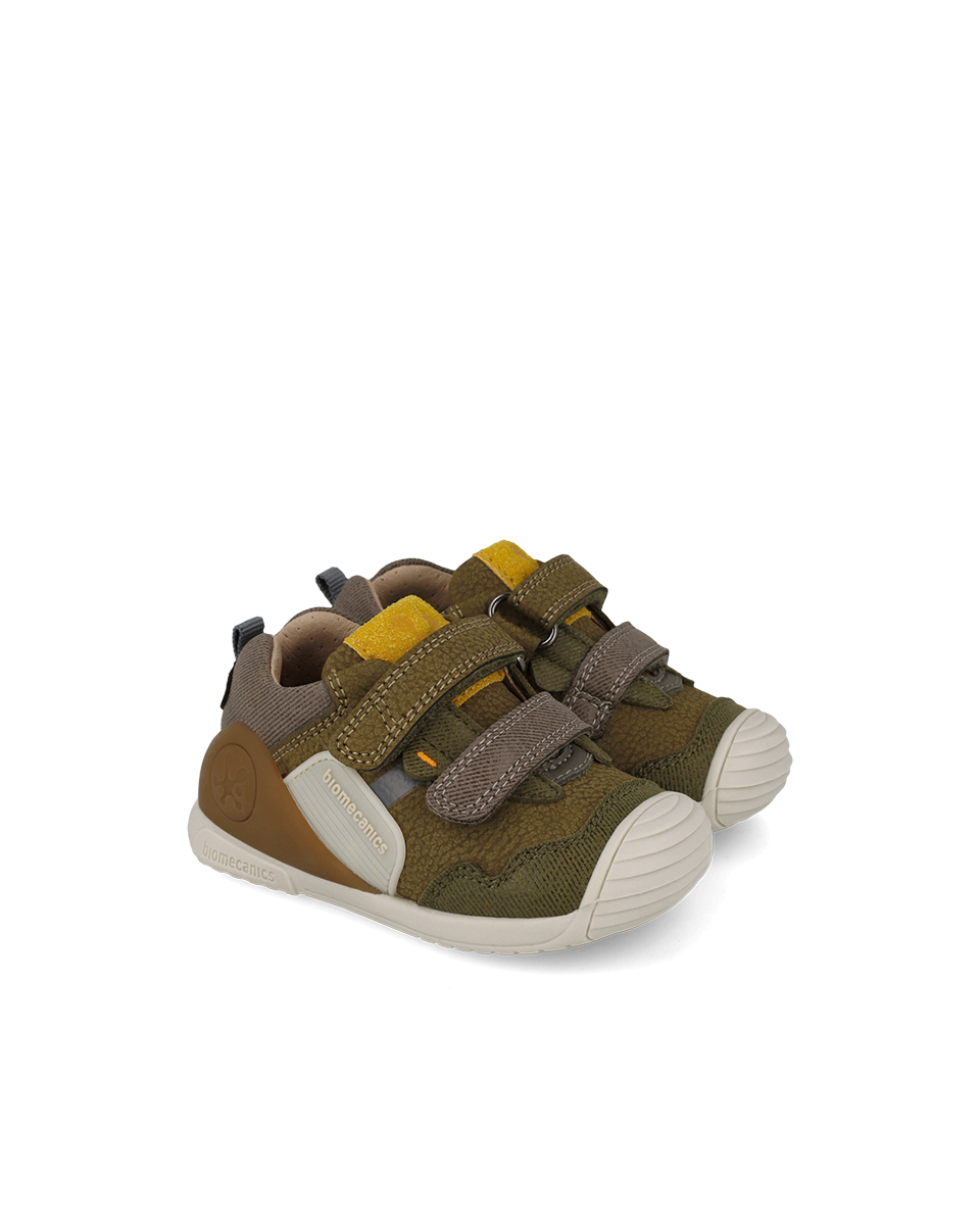 Biomecanics Biogateo Cuir - Camouflage forêt — chaussure bébé premiers pas (photo 1)