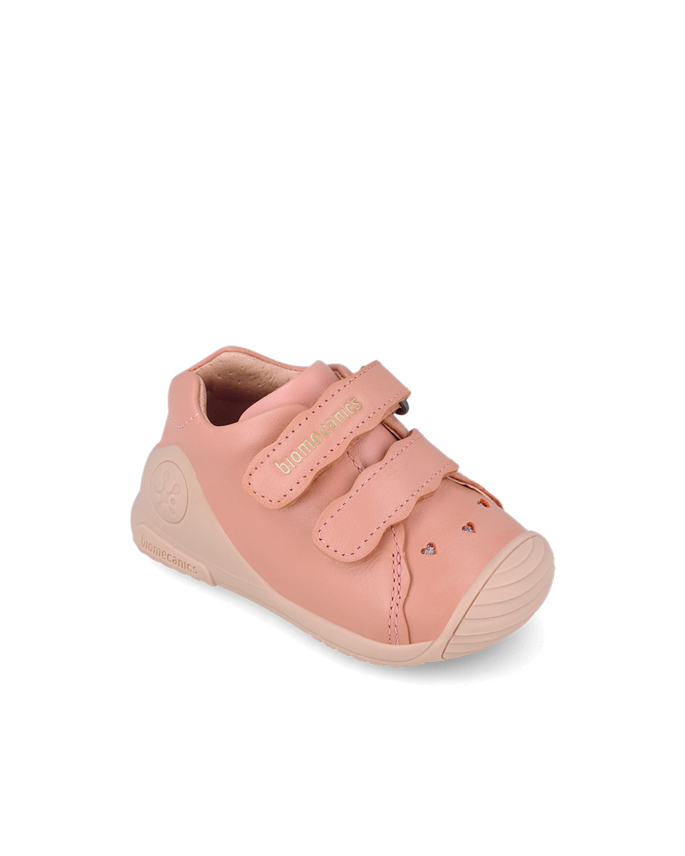 Biomecanics Biogateo Cuir - Guimauve rose — chaussure bébé premiers pas (photo 4)