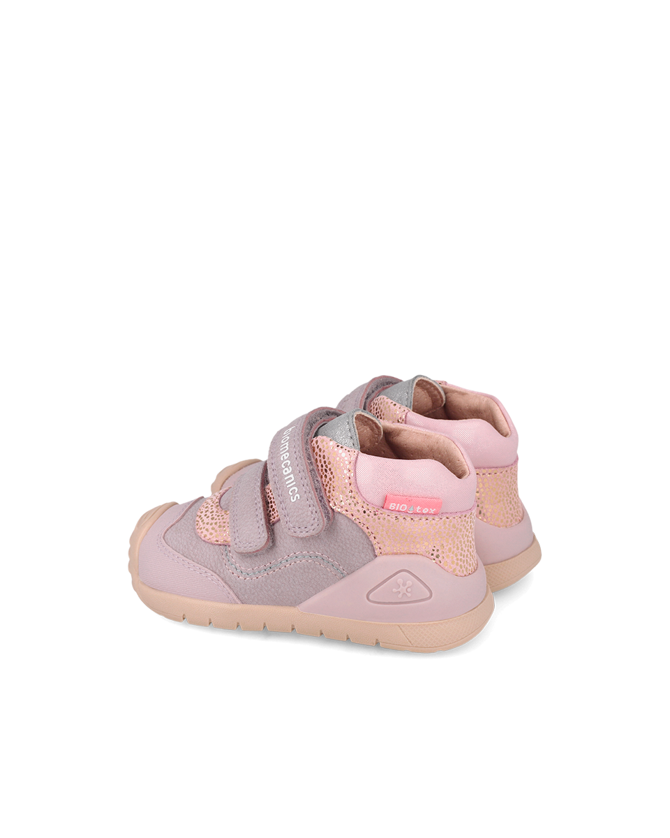 Biomecanics Biogateo Cuir - Lavande pailletée — chaussure bébé premiers pas (photo 3)