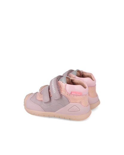 Biomecanics Biogateo Cuir - Lavande pailletée — chaussure bébé premiers pas (photo 3)