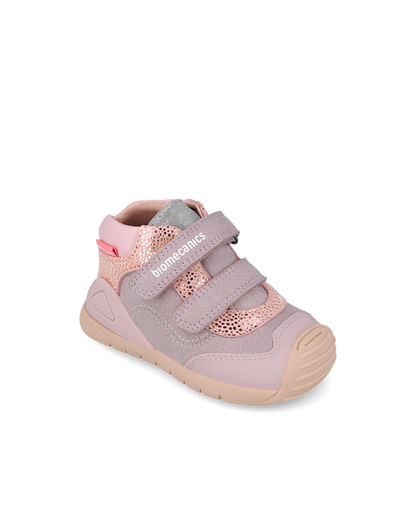 Biomecanics Biogateo Cuir - Lavande pailletée — chaussure bébé premiers pas (photo 4)