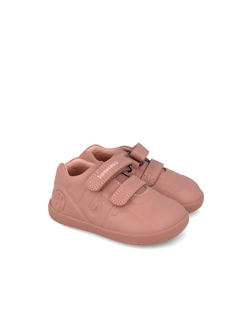 Biomecanics Biogateo Rose poudré - Pied large — chaussure bébé premiers pas (photo 1)