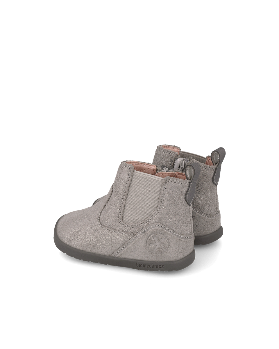 Biomecanics Chaussons larges Biogateo argentés Biomecanics premiers pas bébé (photo 3)