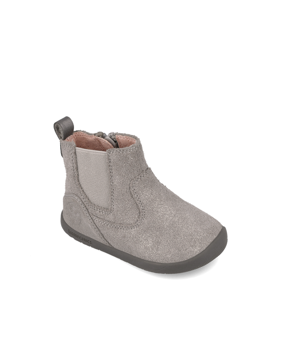 Biomecanics Chaussons larges Biogateo argentés Biomecanics premiers pas bébé (photo 4)