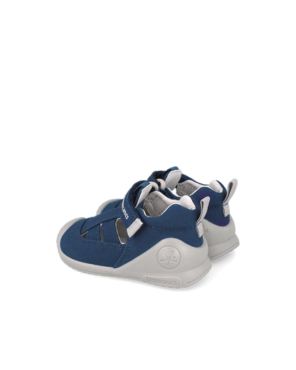 Biomecanics Sandale en toile Biogateo - Bleu marine — chaussure bébé premiers pas (photo 3)