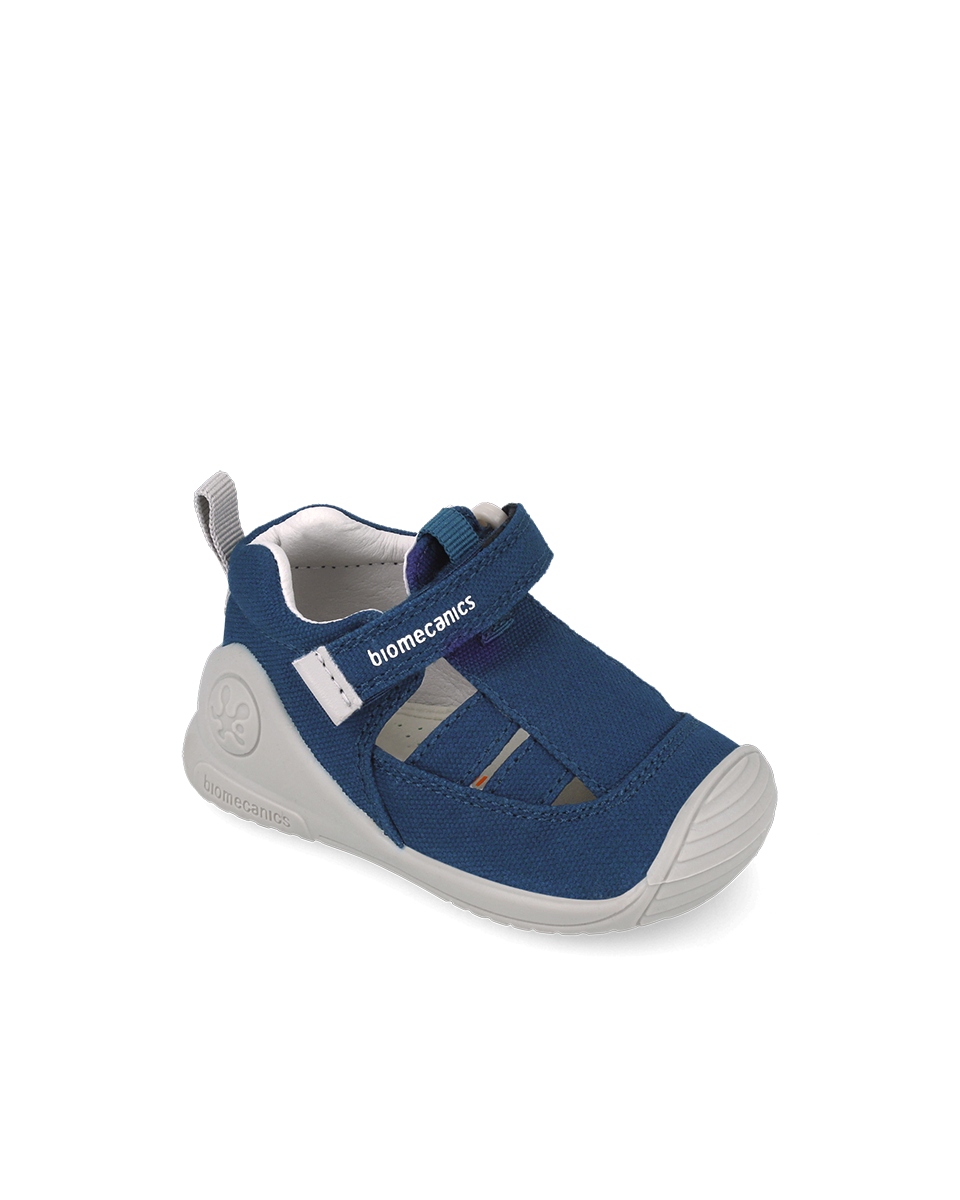 Biomecanics Sandale en toile Biogateo - Bleu marine — chaussure bébé premiers pas (photo 4)