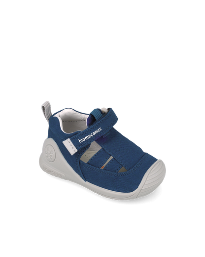 Biomecanics Sandale en toile Biogateo - Bleu marine — chaussure bébé premiers pas (photo 4)