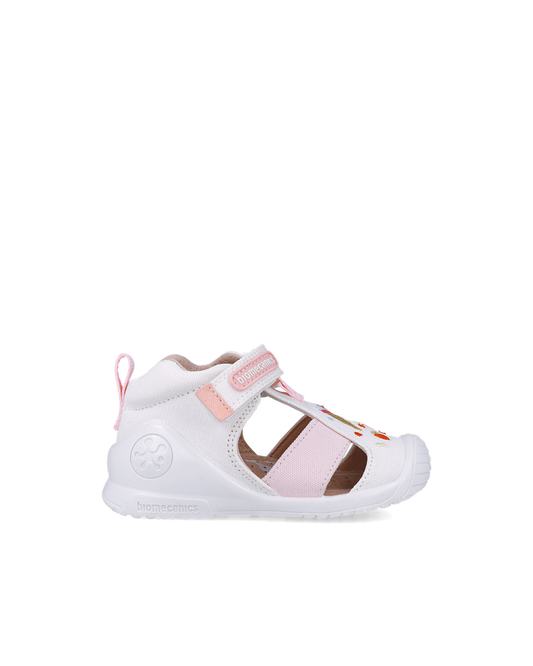 Biomecanics Sandale en toile - Glace Blanc