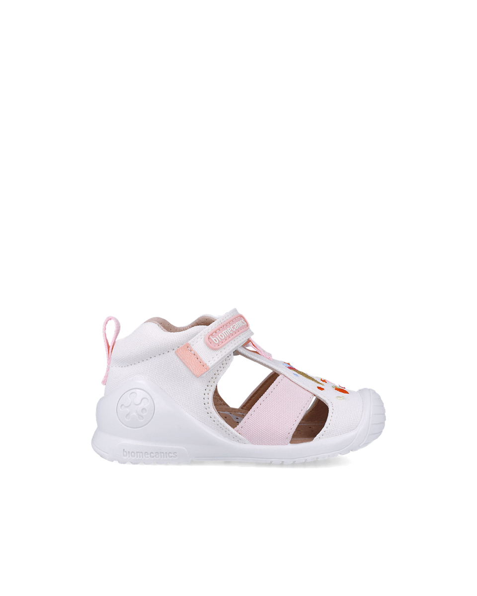 Biomecanics Sandale en toile - Glace Blanc