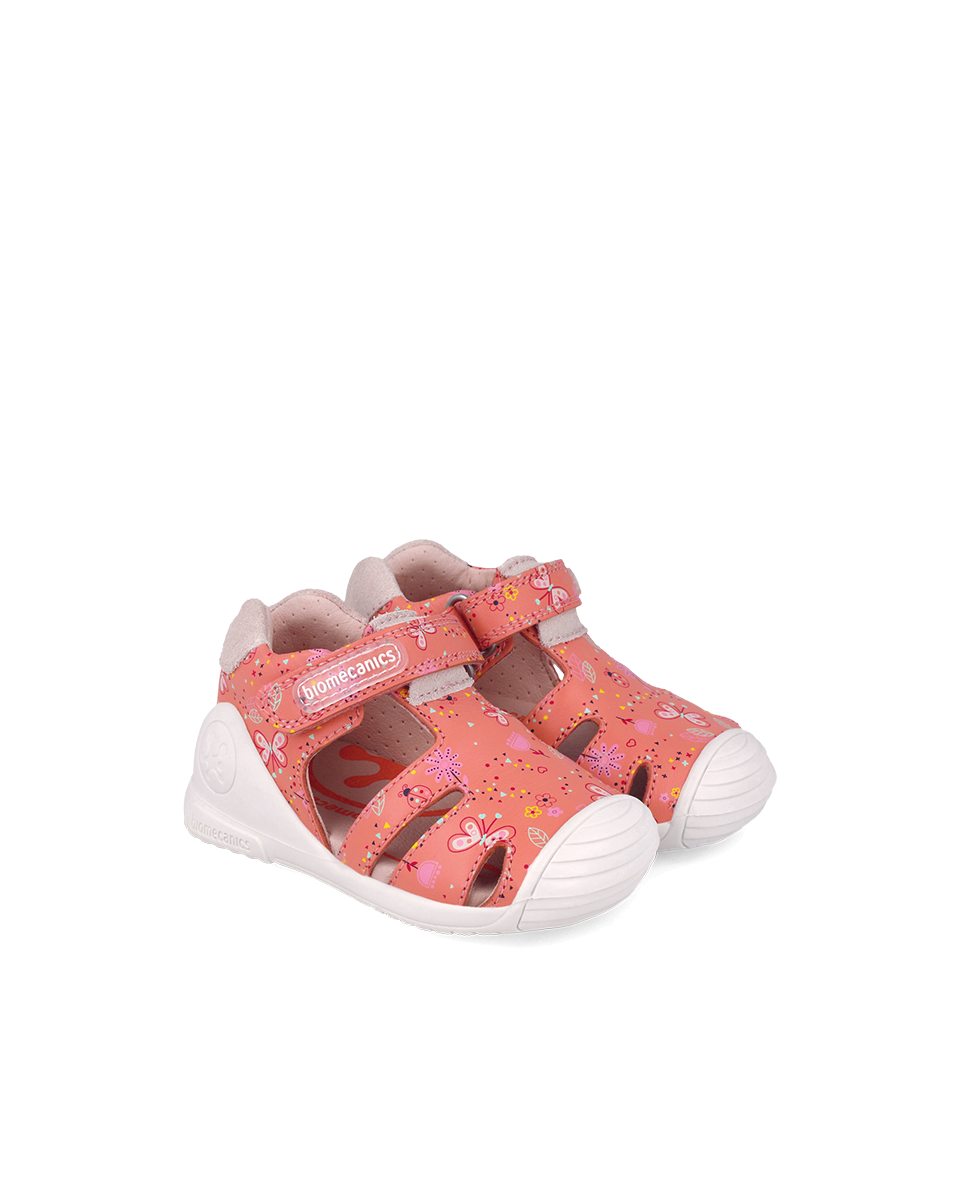Biomecanics Sandales Cuir - Corail