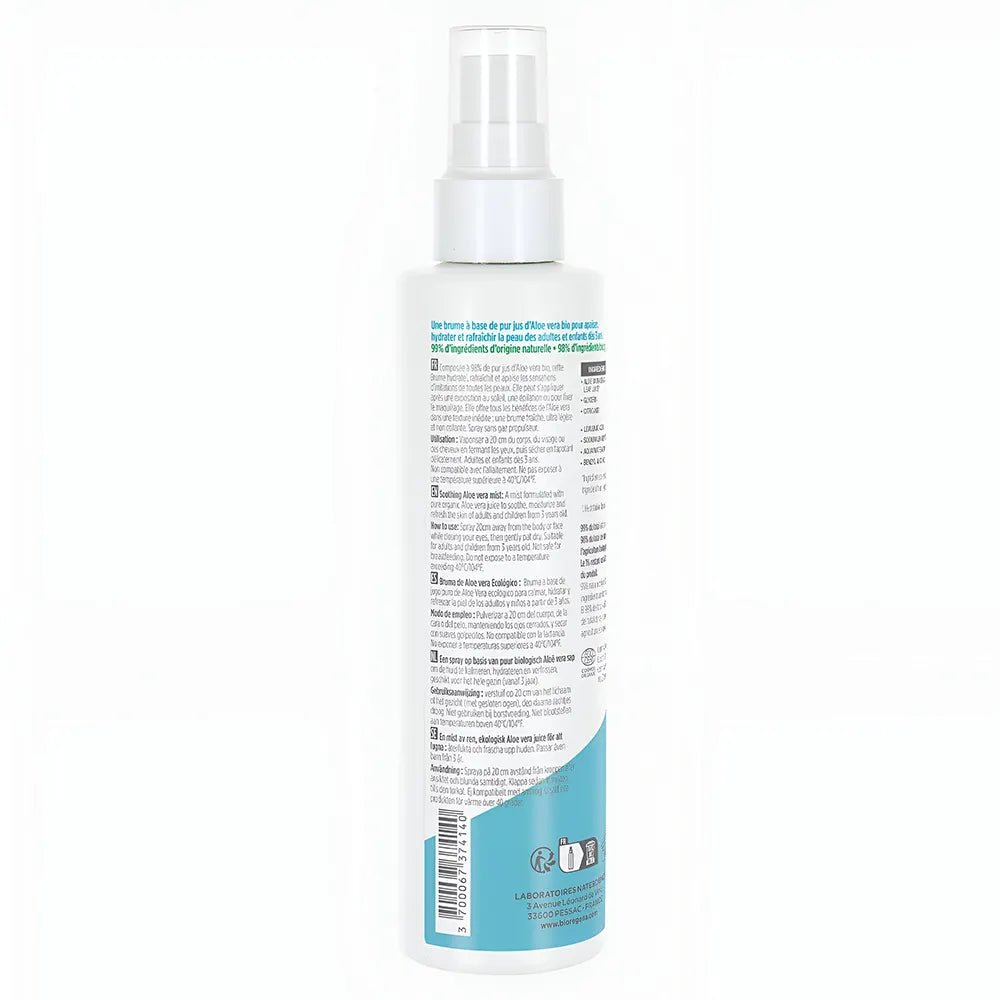 Bioregena Brume Apaisante d'Aloe Vera - 200ml - Nanou's house - Bioregena
