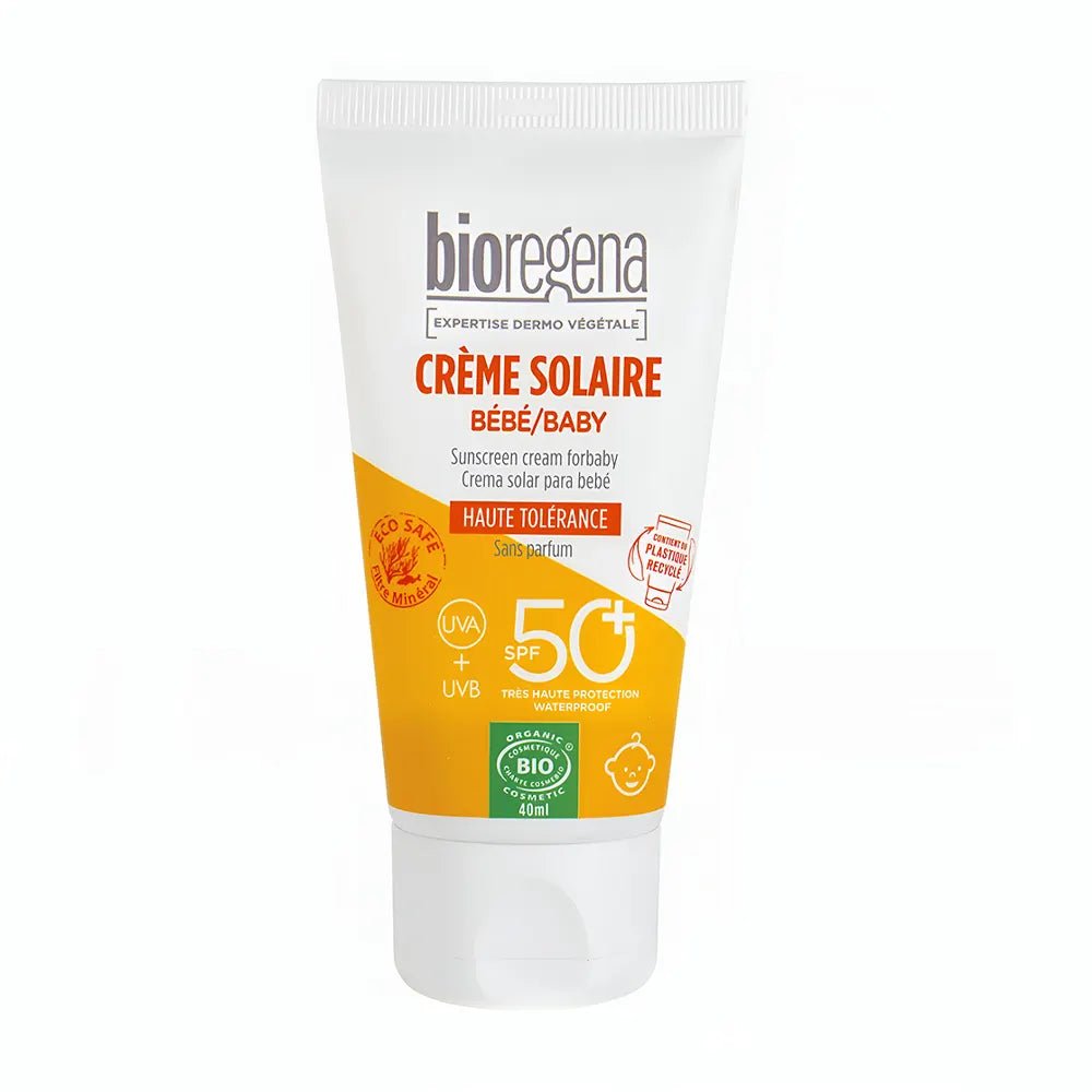 Bioregena Crème Solaire SPF50 Bébé - 40ml - Nanou's house - Bioregena
