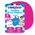 Carryboo Couches de nos Régions Taille 4 (7 - 18kg) - 44 Unités - Nanou's house - Carryboo