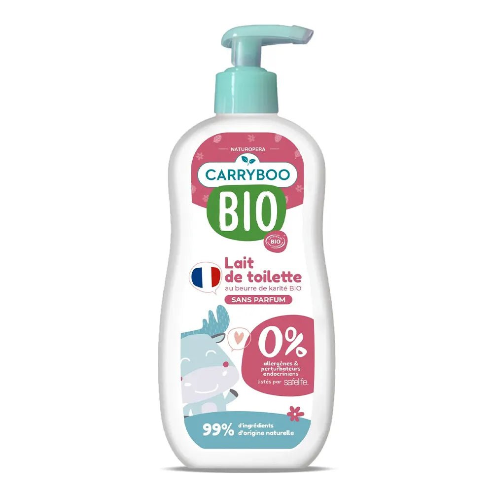 Carryboo Lait de Toilette Tout Doux au Beurre de Karité Bio - 500ml - Nanou's house - Carryboo