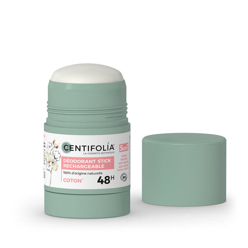 Centifolia Déodorant BIO Stick 5en1 Fleur de Coton 48h sans aluminium dès 10 ans