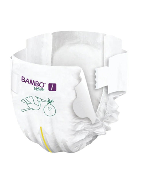 Couches Bambo Nature Taille 1 (2 - 4kg) 22 unités - Nanou's house - Bambo Nature