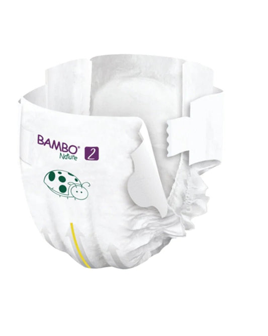 Couches Bambo Nature Taille 2 (3 - 6kg) 30 unités - Nanou's house - Bambo Nature