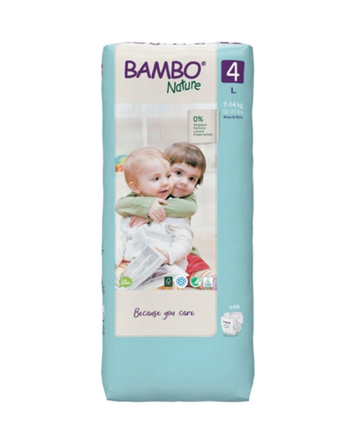 Couches Bambo Nature Taille 4 (7 - 14kg) 48 unités - Nanou's house - Bambo Nature