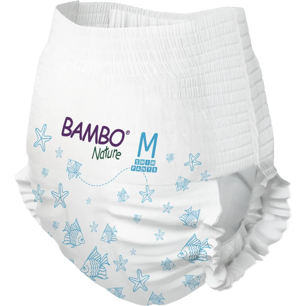Couches de Piscine Bambo Nature Taille M (12kg+) – 12 unités