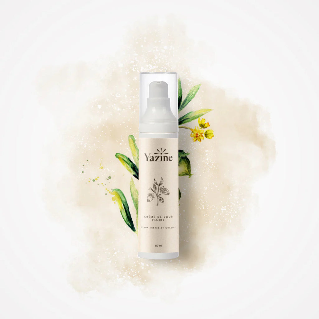 Crème fluide à la niacinamide peaux mixtes & grasses Yazine – Nanou’s House Maroc