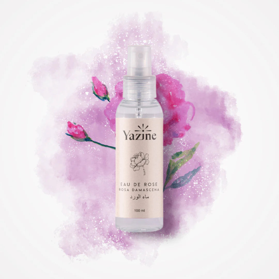 Eau de rose Yazine – Soin visage naturel Maroc – Nanou’s House