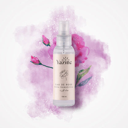 Eau de rose Yazine – Soin visage naturel Maroc – Nanou’s House