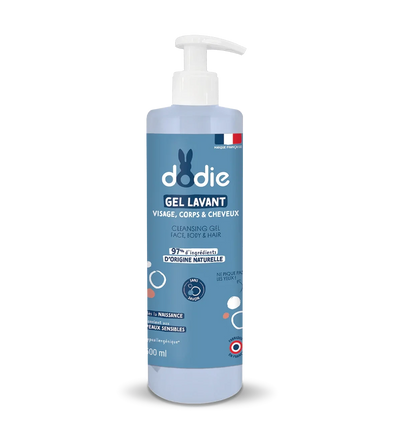 Dodie Gel Lavant 3-en-1 (Visage, Corps & Cheveux) - Flacon Pompe 500ml
