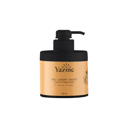 Gel mains à l’huile d’argan Yazine – Nettoyant et hydratant naturel disponible chez Nanou’s House Maroc