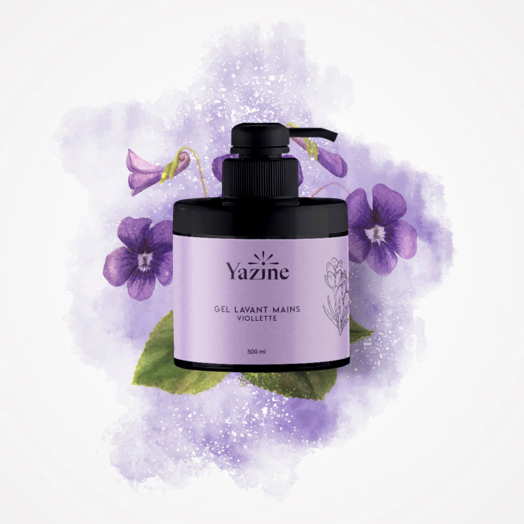 Gel mains Yazine au thé vert, nettoyant doux et rafraîchissant. Disponible chez Nanou’s House avec livraison partout au Maroc.