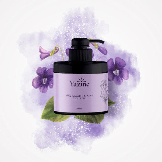 Gel mains Yazine au thé vert, nettoyant doux et rafraîchissant. Disponible chez Nanou’s House avec livraison partout au Maroc.